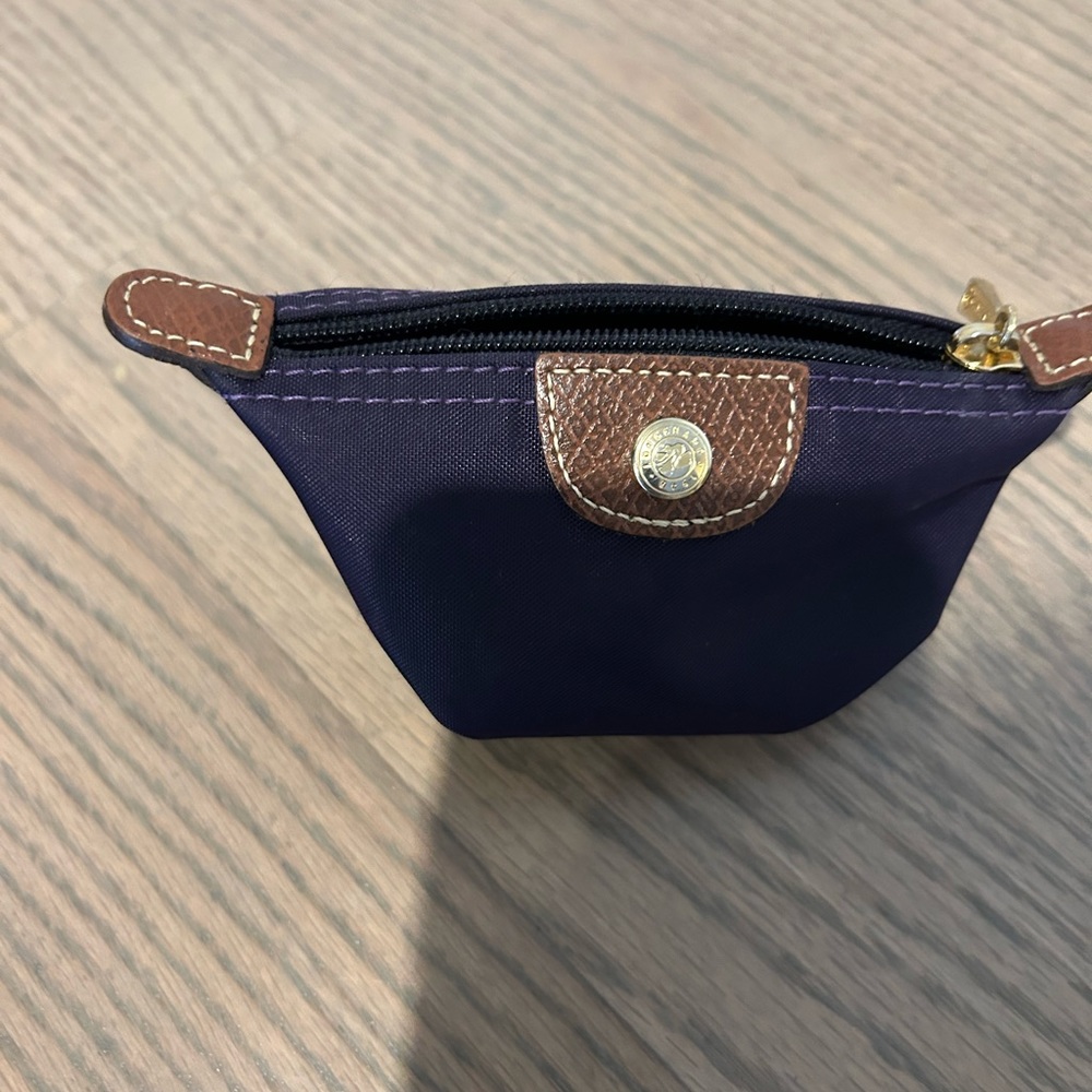 Longchamp Purple Coin Purse - like new
